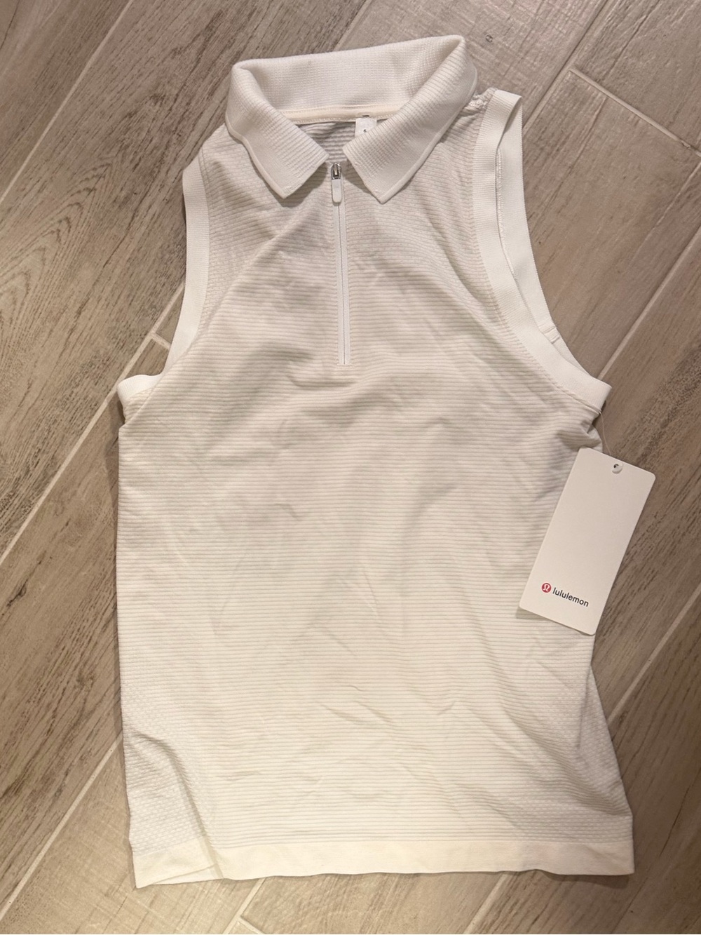 lululemon athletica swiftly tech polo white tank